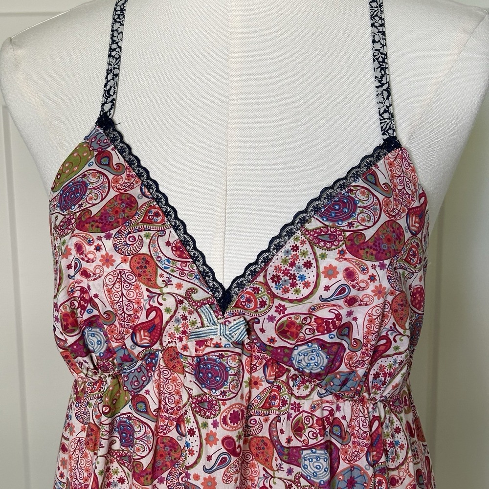 *NWT* Liberty of London Paisley Chemise Dress Women's Medium Y2K - Picture 5 of 10